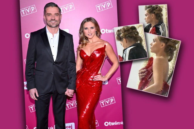 Agnieszka Kaczorowska w wałkach na głowie. Tak szykowała się na ramówkę TVP