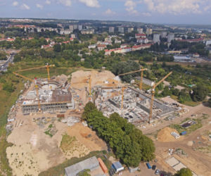 Budowa Fabryki Wody - sierpień 2020
