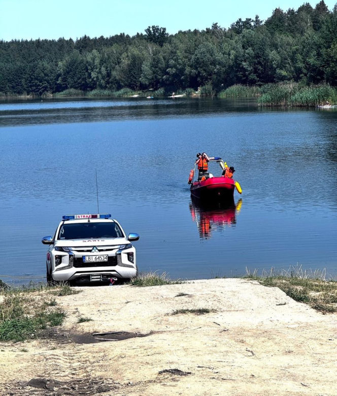 Dramat na żwirowni w Lubelskiem! 47-latek utonął, trwają poszukiwania 30-latka