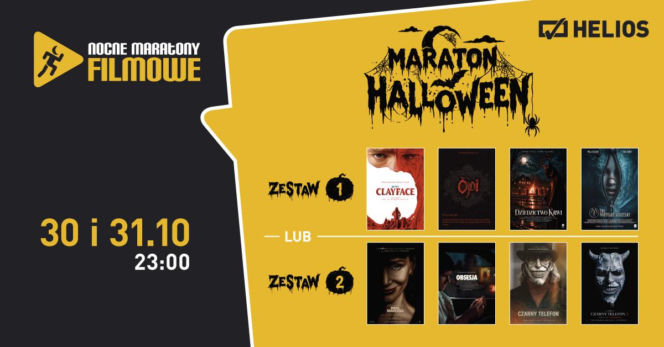 Maraton Halloween w Heliosie już 30 i 31 października!