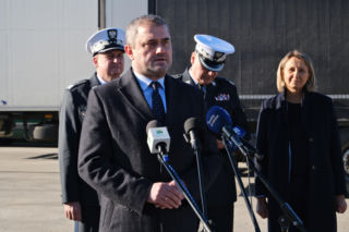 Wola Dębińska: Otwarcie nowoczesnego punktu kontroli ITD