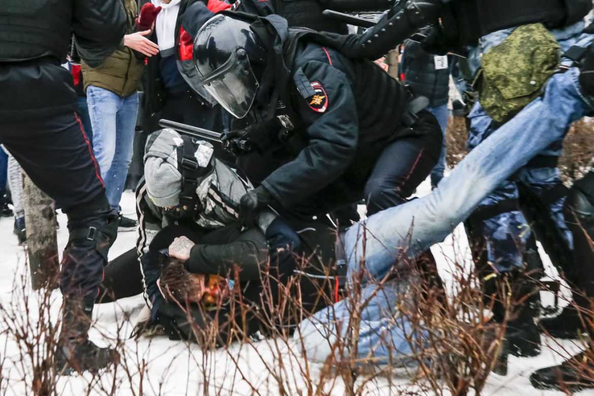 Protesty w Rosji po aresztowaniu Aleksieja Nawalnego