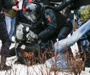 Protesty w Rosji po aresztowaniu Aleksieja Nawalnego