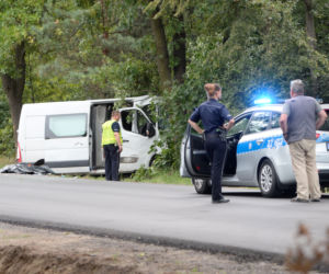 Śmiertelny wypadek na drodze w okolicach miejscowości Psucin 