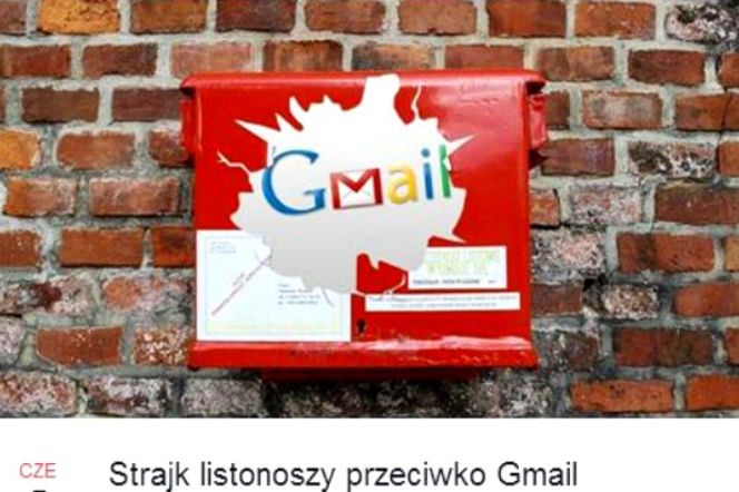Strajk listonoszy przeciwko Gmail: internet śmieje się z protestu taksówkarzy