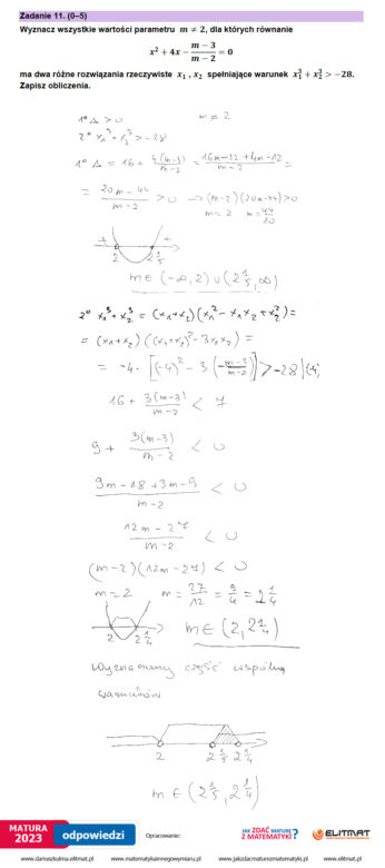 Matura 2023: matematyka rozszerzona. Arkusze CKE i odpowiedzi [Formuła 2023]