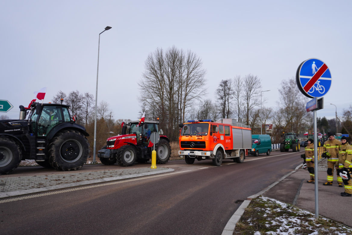 Protest rolników w Podlaskiem. Ciągniki blokują drogi w całym województwie! 