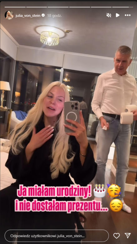 Julia von Stein z tatą Bogdanem