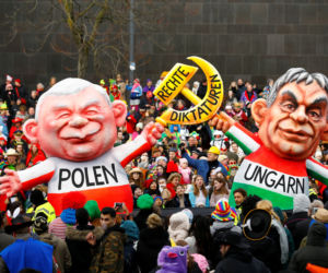Ponownie drwią z Kaczyńskiego na niemieckiej paradzie