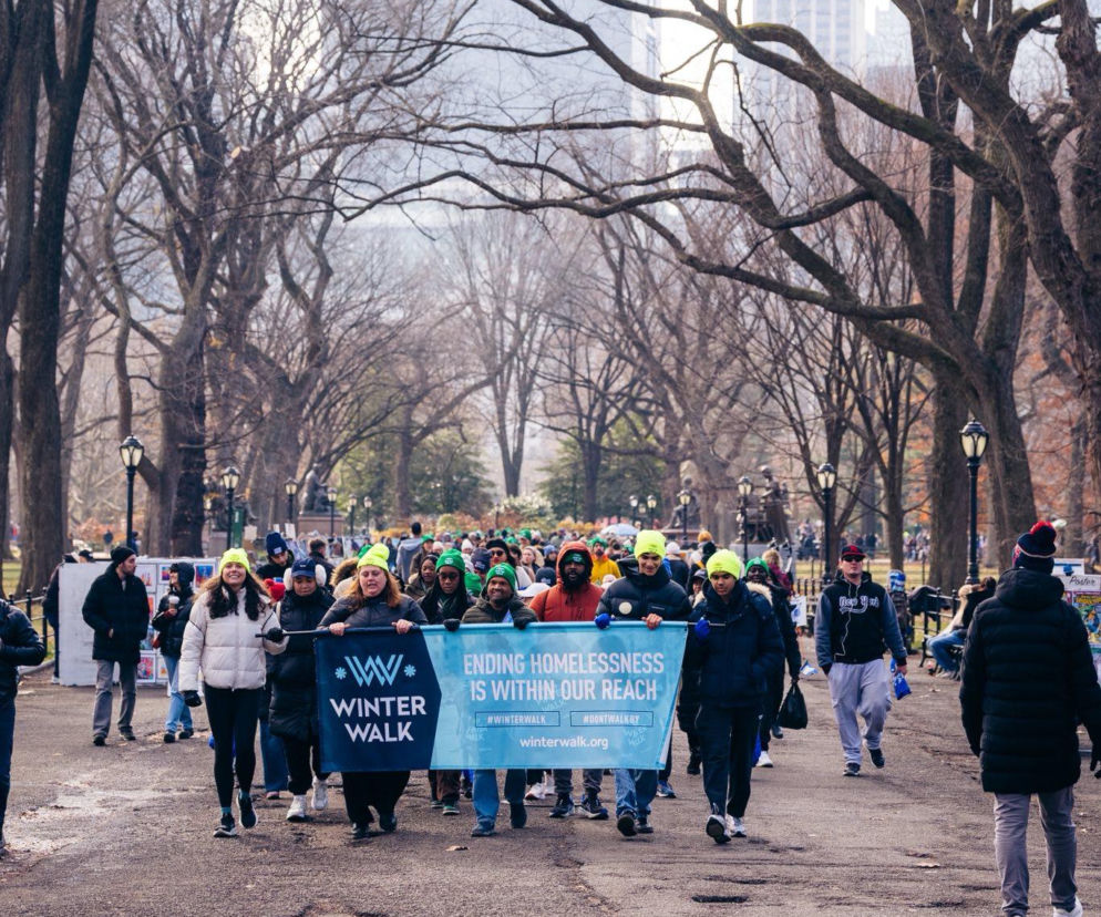 Trzeci Winter Walk w Nowym Jorku