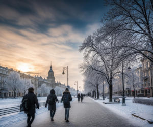 Łódź zamarza w środku tygodnia! Co za zimny szok?