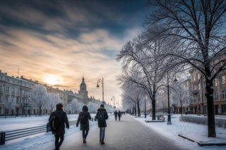 Łódź zamarza w środku tygodnia! Co za zimny szok?