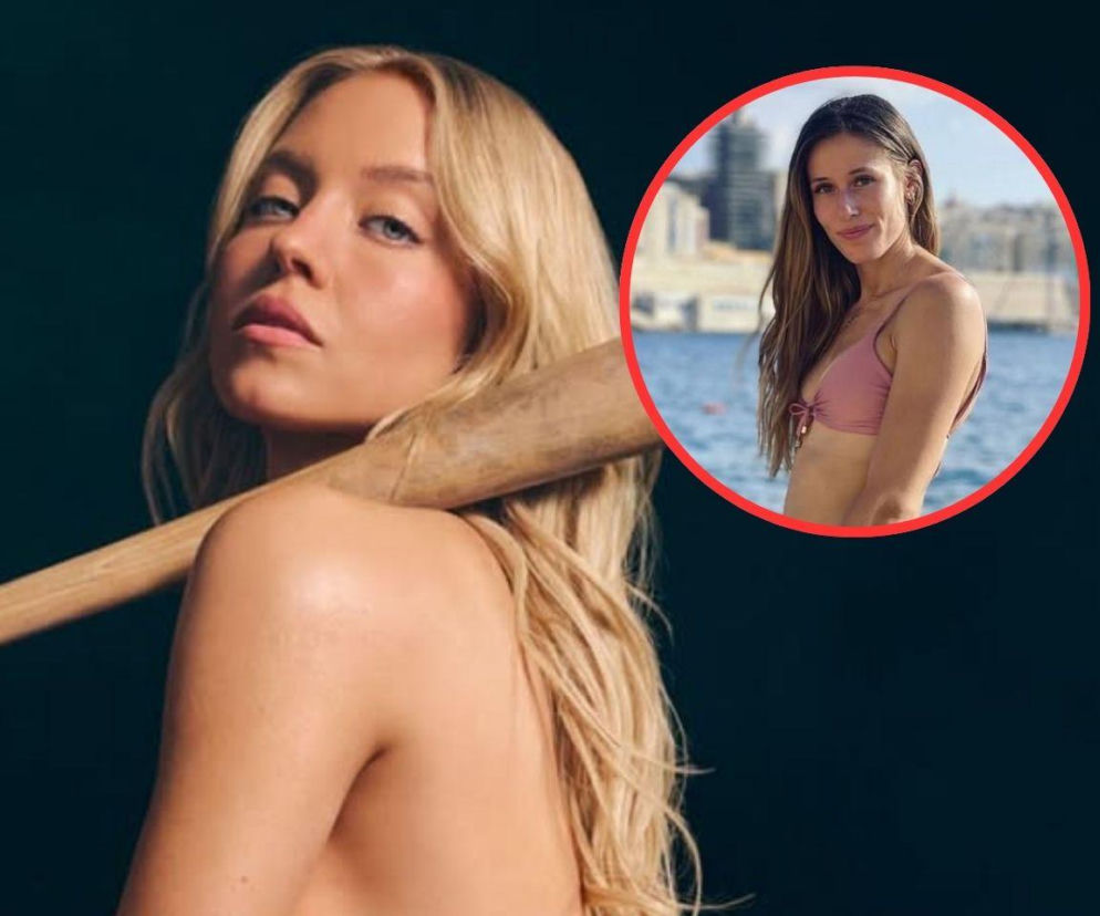 Aktorka Sydney Sweeney z kijem bejsbolowym. Na miniaturze Natalia Bukowiecka w bikini. O sporze kobiet przeczytasz w SE.