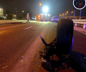 Wypadek na trasie S8 w Nadarzynie