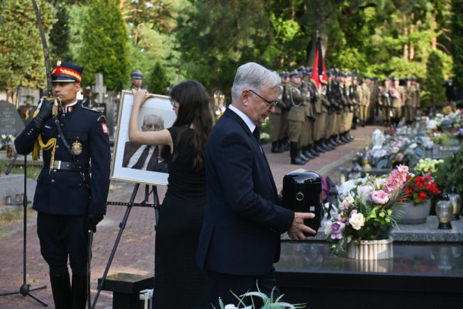 Dominika Wielowieyska pożegnała ojca