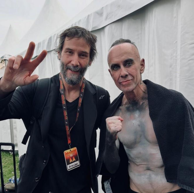 Nergal spotkał Keanu Reevesa na festiwalu w Oslo