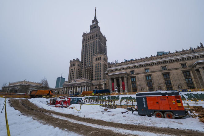 Budowa TR Warszawa (styczeń 2026)