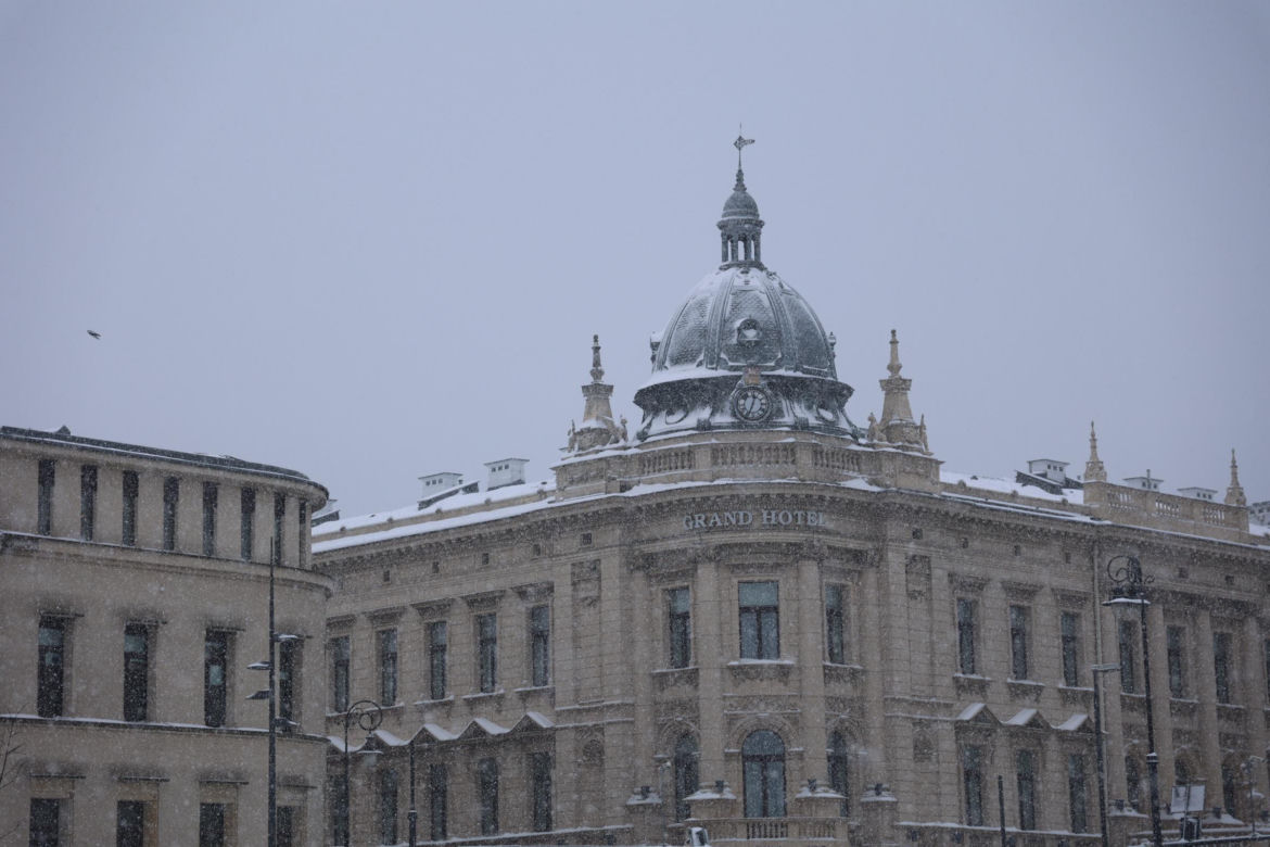 Śnieżyca w Lublinie