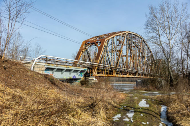 Stary most nad Wisłą w Górze Kalwarii