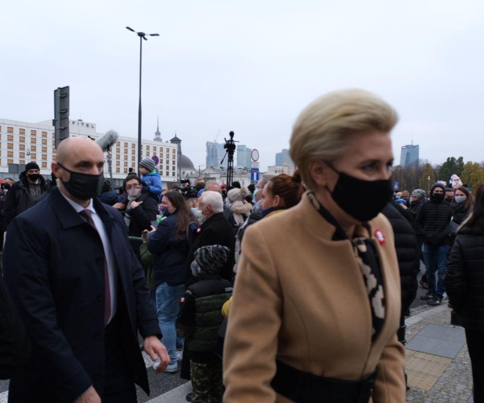 Agata Duda na Święcie Niepodległości