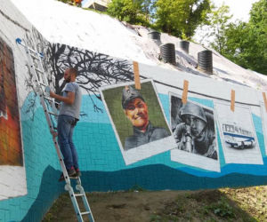 Nowy mural w Sanoku