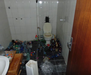 Opuszczony pensjonat w górach