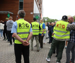 Protest przeciw budowie meczetu na krakowskim osiedlu