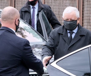 TAK Kaczyński ryzykował zarażenie koronawirusem