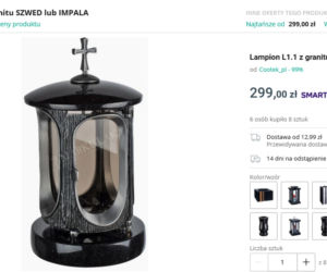 Znicze za kilkaset złotych 