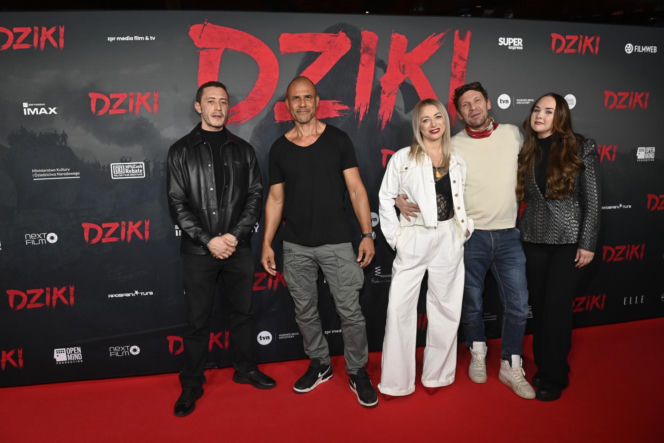 Gwiazdy na przedpremierze filmu "Dziki"