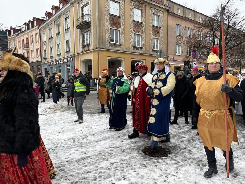 Orszak Trzech Króli 2025 na ulicach Białegostoku