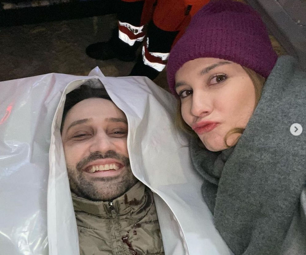 Pierwsza miłość. Kalina (Magdalena Wieczorek), Alejandro Maria de Valdez (Maciej Maciejewski)