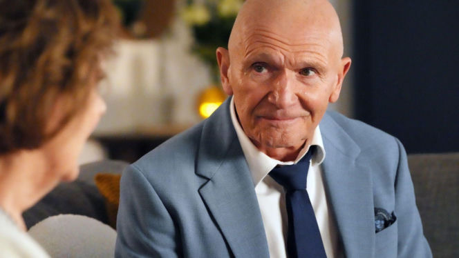 Barwy szczęścia odc. 3360. Józefina Rawiczowa (Elżbieta Jarosik), Tolek Koszyk (Marek Siudym)