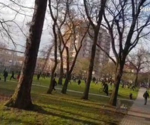 Tychy: Policjanci kontra pseudokibice. Gorąco po meczu GKS-u! Starcie ponad 200 osób