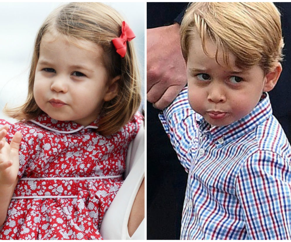 Księżniczka Charlotte i książę George