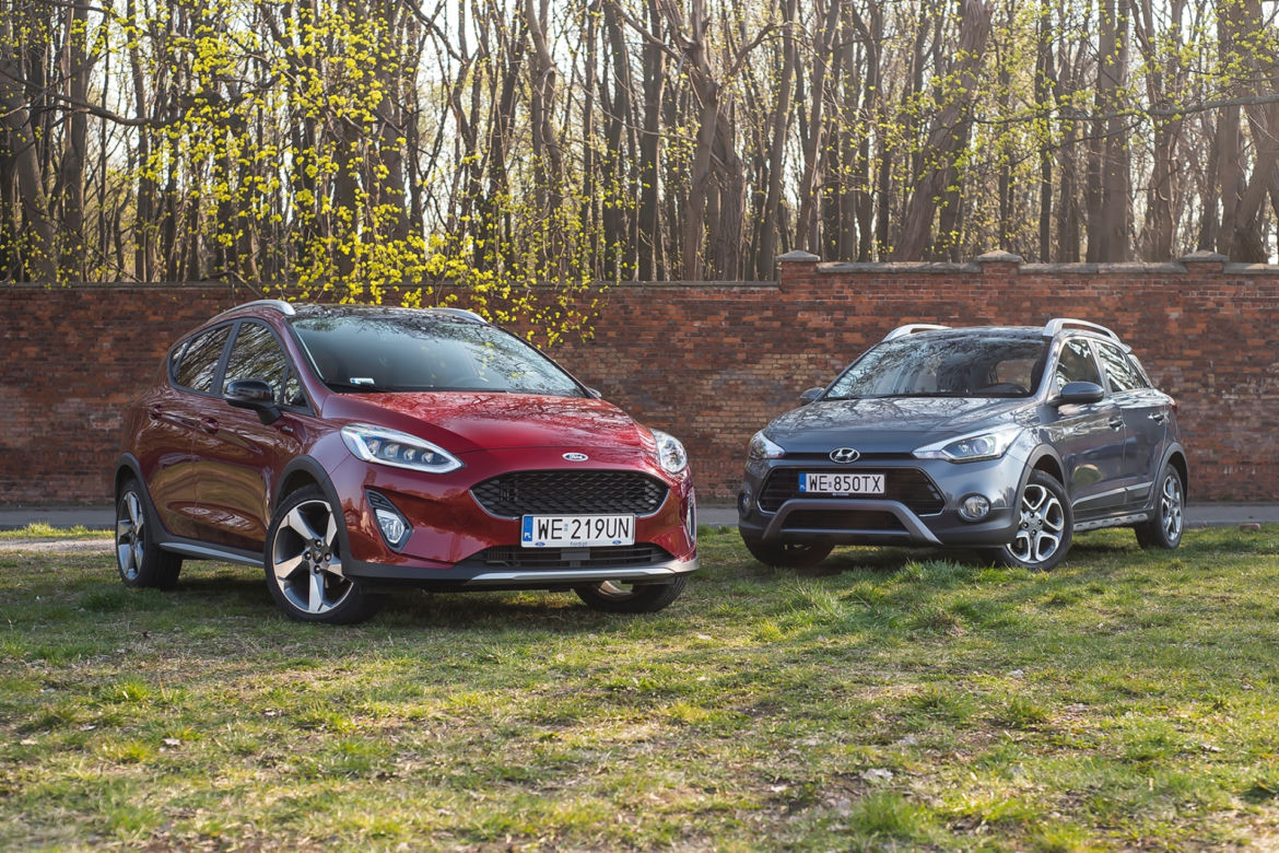 Hyundai i20 Active 1.0 T-GDI 100 KM vs. Ford Fiesta Active 1.5 EcoBlue 120 KM