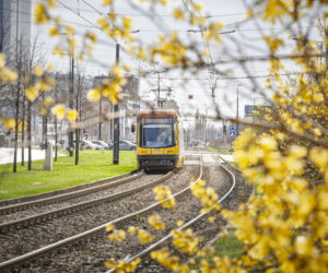 Torowisko przy Muzeum Powstania Warszawskiego do remontu