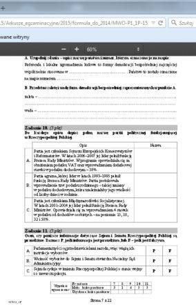 6 Matura podstawowa WOS 2015 ARKUSZE