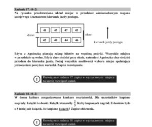 Egzamin ósmoklasisty 2020 - arkusz egzaminacyjny z matematyki