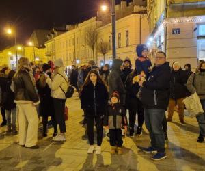 Lublin: protest wobec rosyjskiej agresji na Ukrainę