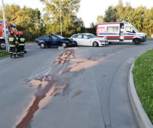 Wypadek na Alei Jana Pawła II w Tarnowie