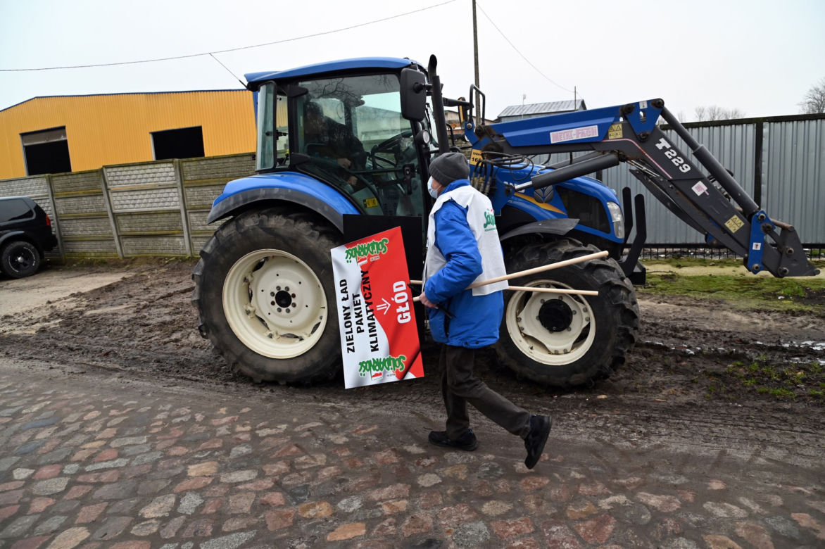 Protesty rolników na drogach województwa zachodniopomorskiego