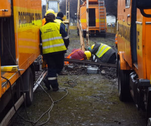 Wykolejenie tramwaju na ul. Dubois