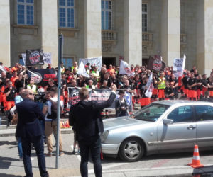 Protest ratowników medycznych we Wrocławiu