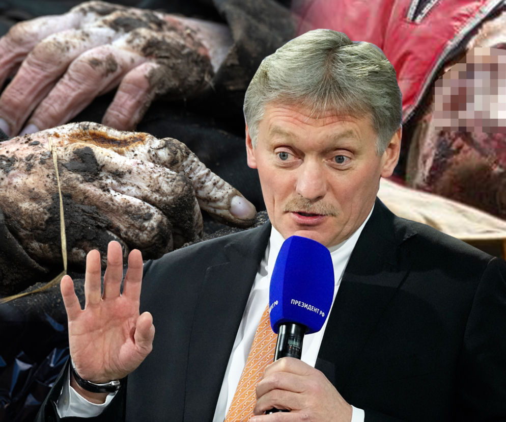 Rzecznik Kremla Dmitrij Pieskow skomentował masakrę w Buczy