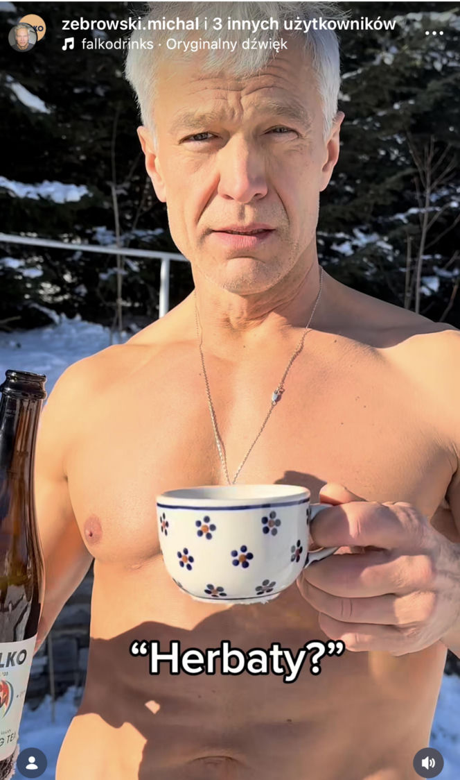 Michał Żebrowski w formie życia