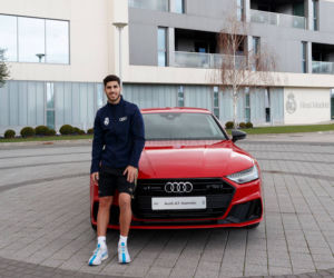 Piłkarze drużyny Real Madryt odebrali nowe samochody Audi