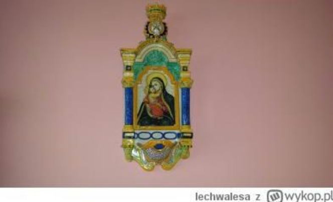 Lech Wałęsa i Matka Boska