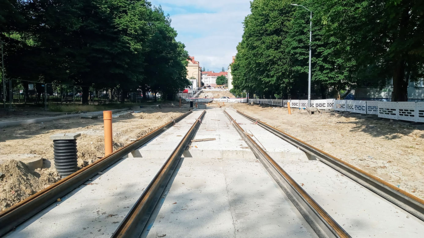 "Torowa rewolucja" w Szczecinie - czerwiec 2021
