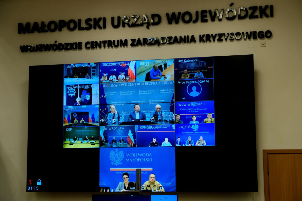 Posiedzenie Rządowego Zespołu Zarządzania Kryzysowego w związku z sytuacją meteorologiczną i hydrologiczną